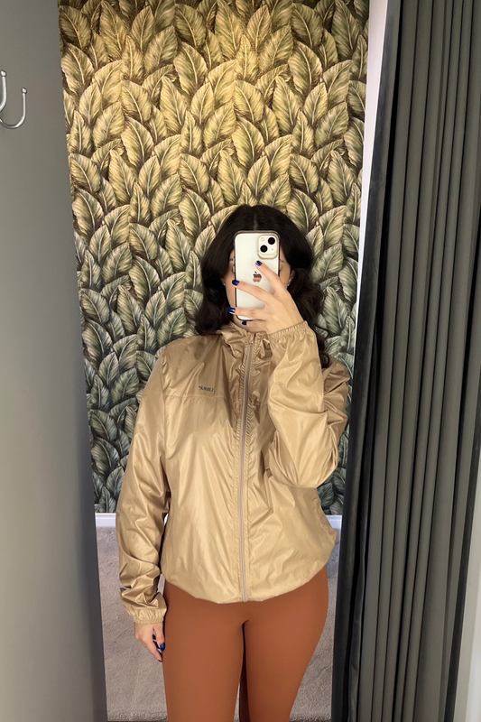 JAQUETA CORTA-VENTO REFLECT NEW BEIGE GOLD