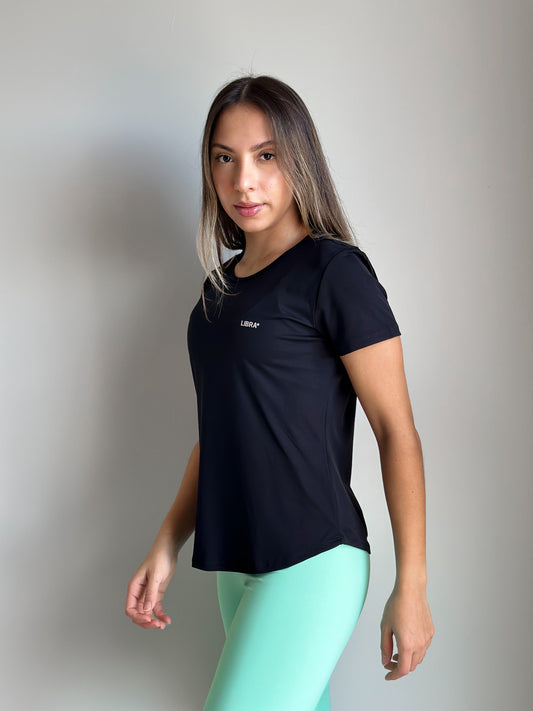 CAMISETA LOGO ICE FIT CO2 PRETA