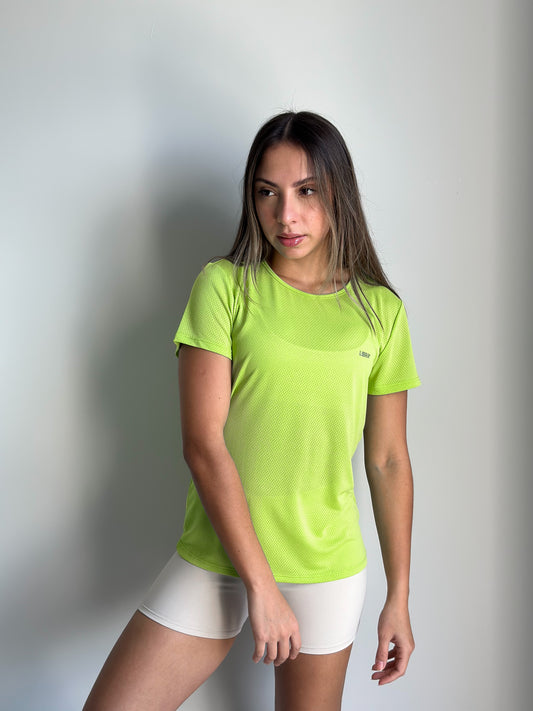 CAMISETA LOGO FRESH VERDE LIMÃO