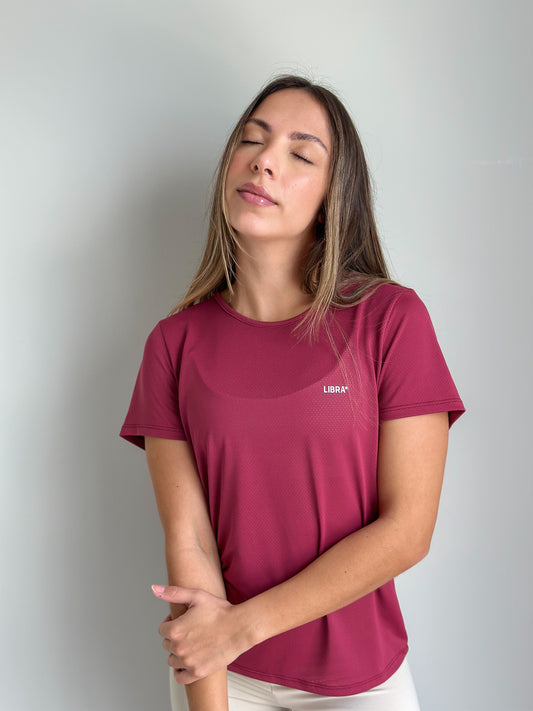 CAMISETA LOGO FRESH MARSALA