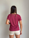 CAMISETA LOGO FRESH MARSALA