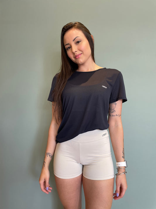 CAMISETA LOGO FRESH PRETA