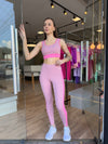 LEGGING COLOR BLOCK ROSÉ