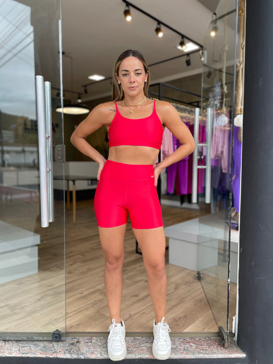 SHORTS CHARM VERMELHO