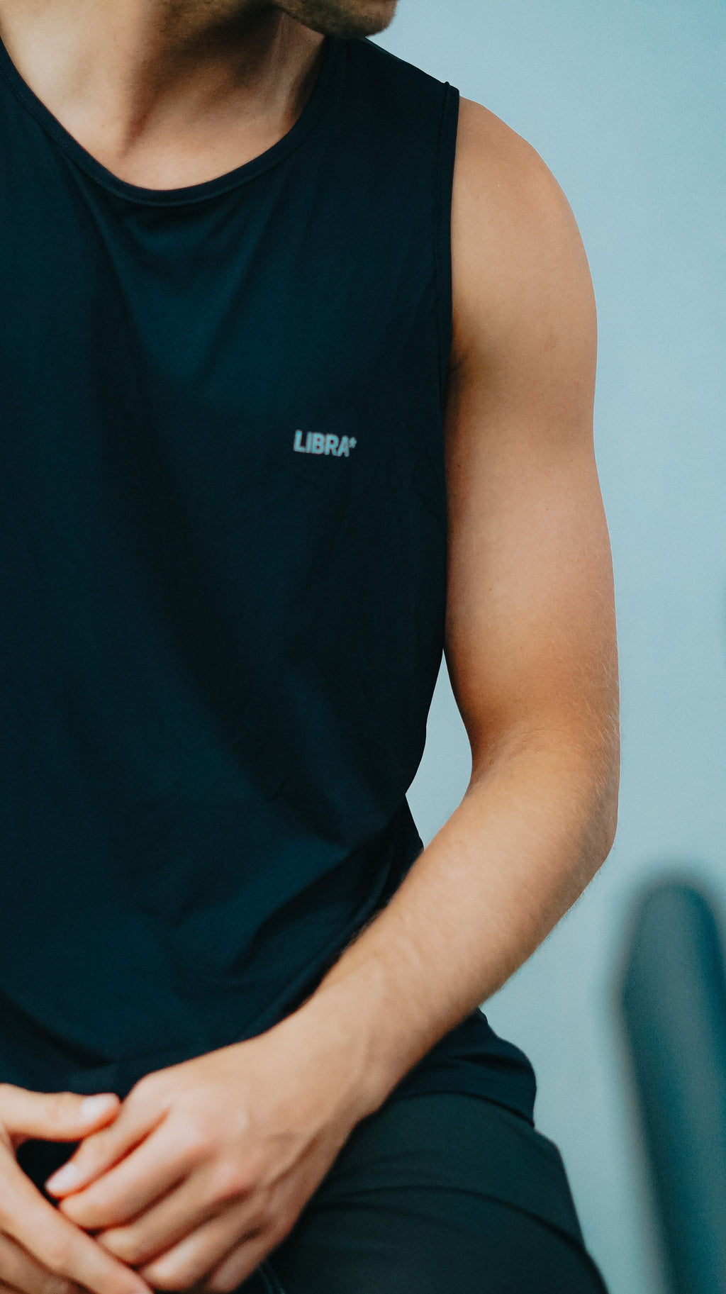 REGATA MASCULINA LOGO ICE FIT CO2 PRETA