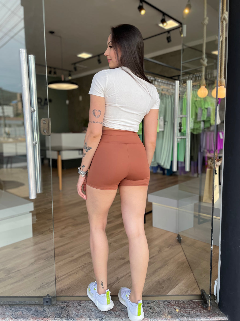 CROPPED RIBANA OFF WHITE
