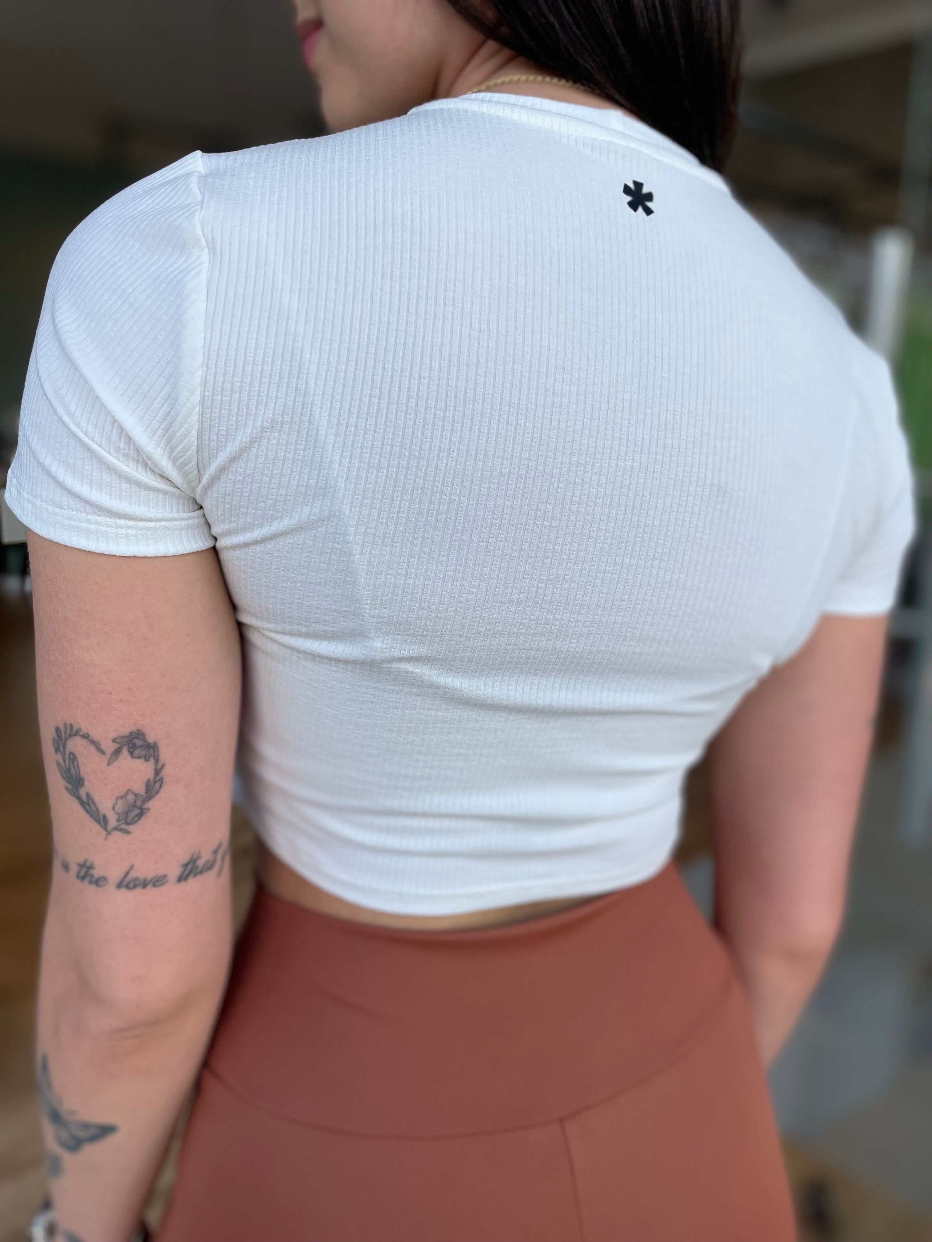 CROPPED RIBANA OFF WHITE