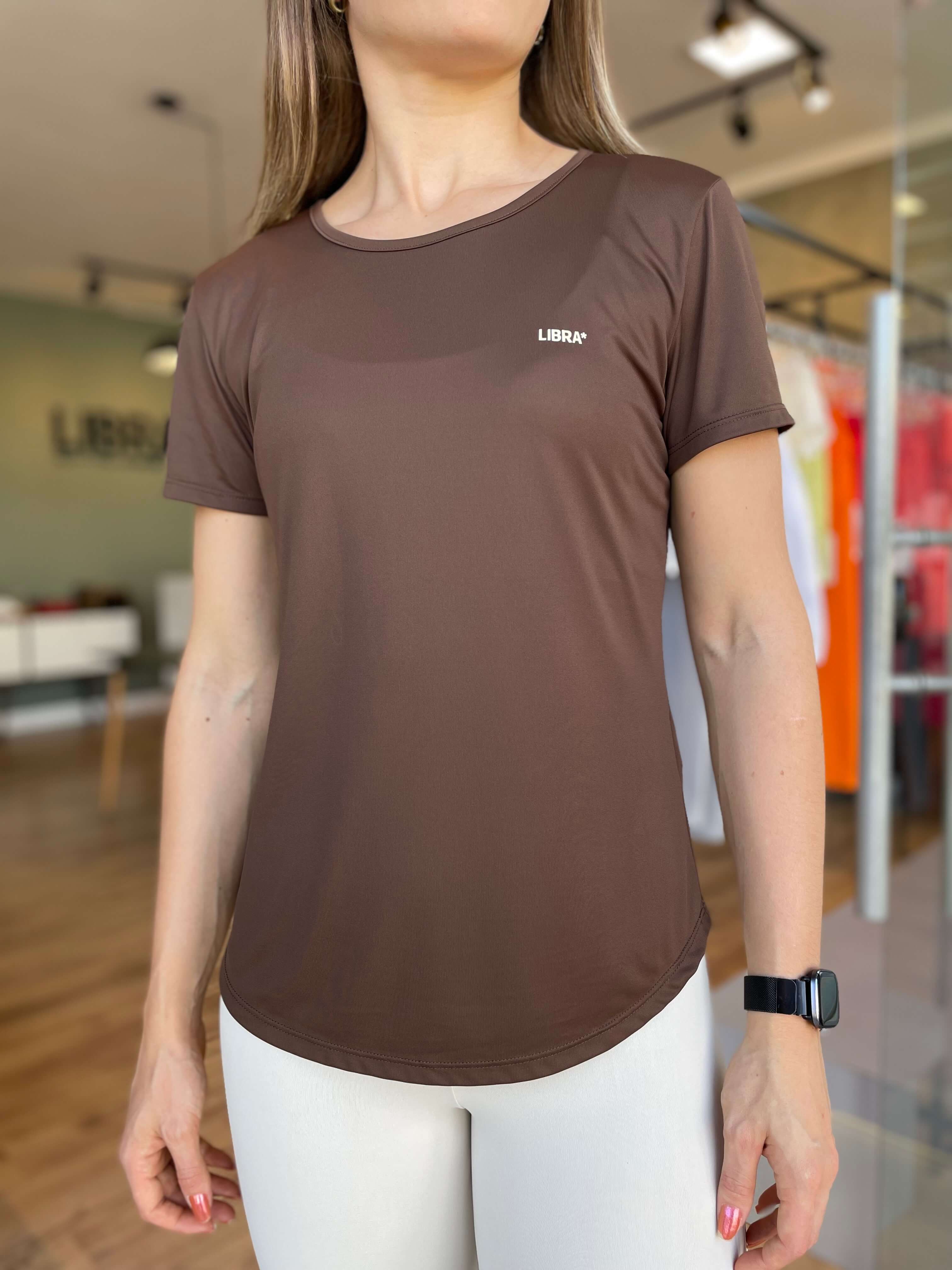 CAMISETA LOGO ICE FIT MARROM