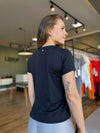 BABY LOOK LOGO STREET PRETA