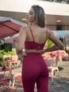 LEGGING HYPER MARSALA