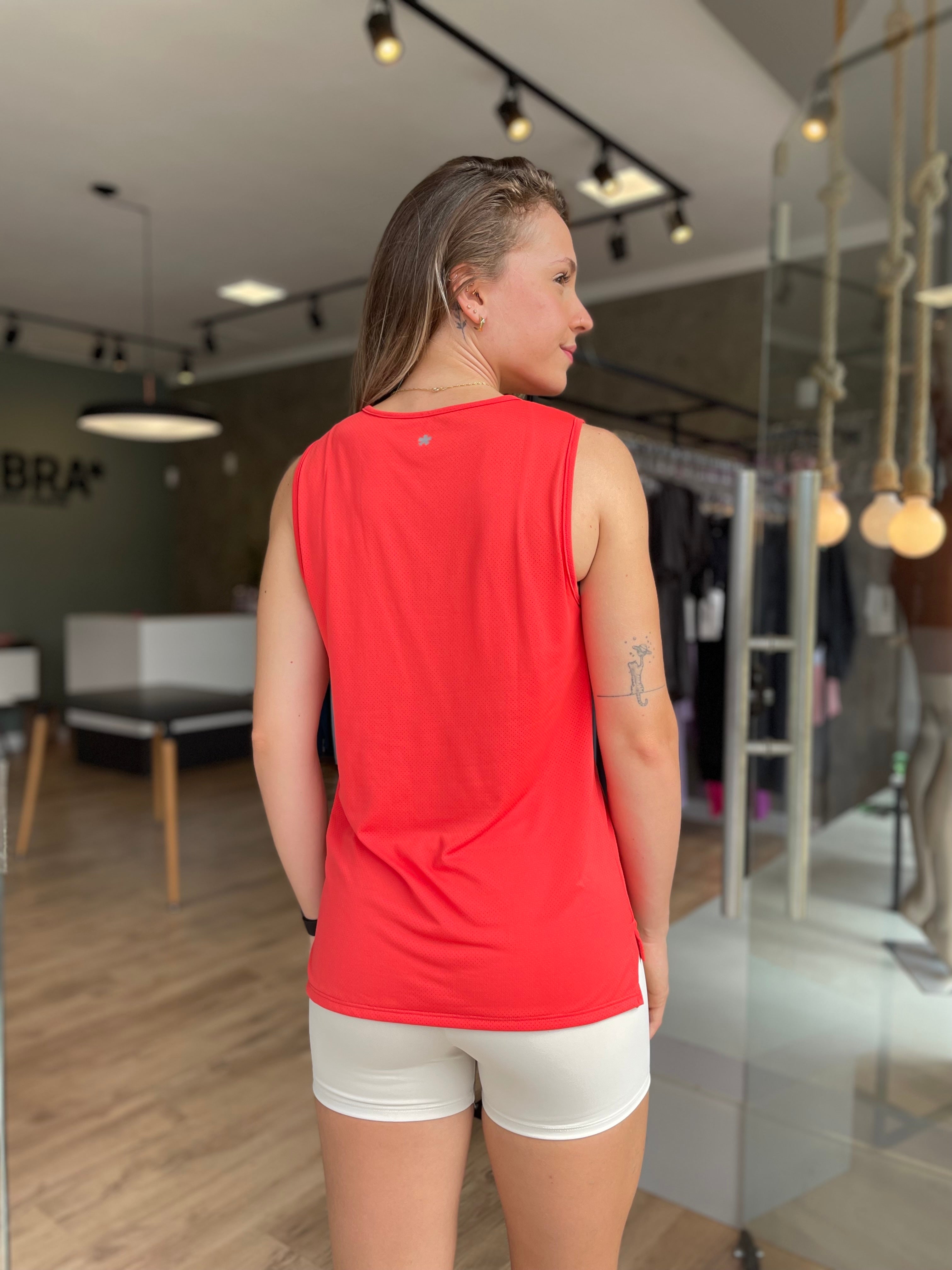 REGATA ALONGADA FRESH VERMELHO