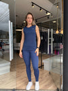 REGATA ALONGADA FRESH AZUL MARINHO
