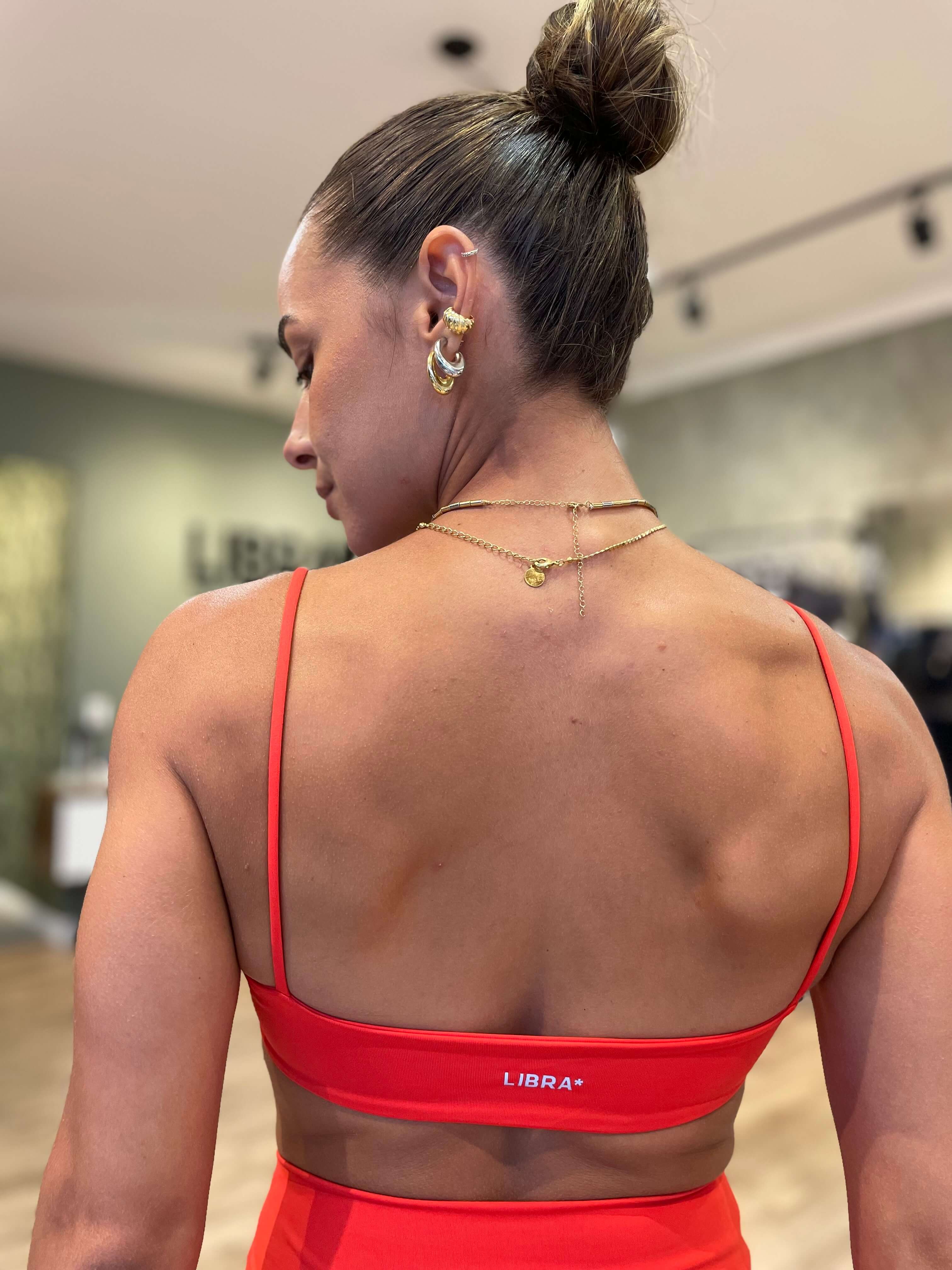 TOP SLIM LOW-CUT HYPER VERMELHO
