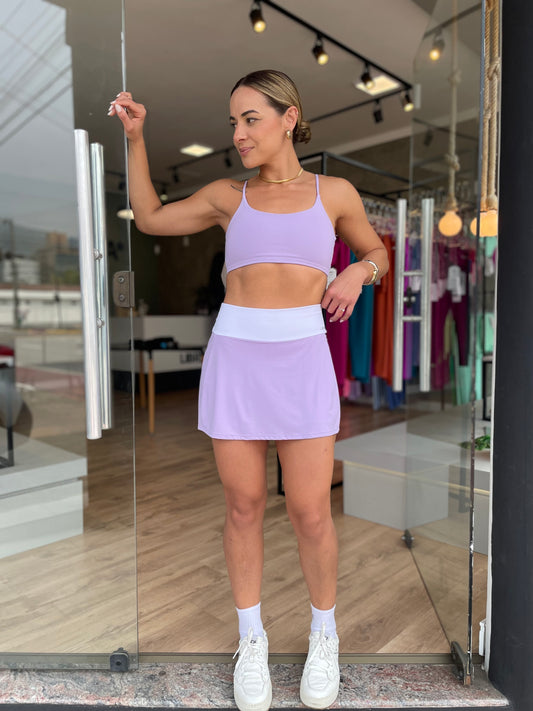 SAIA SHORTS FROST LIGHT LILÁS
