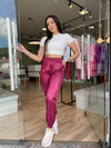 CALÇA JOGGER REFLECT NEW MARSALA